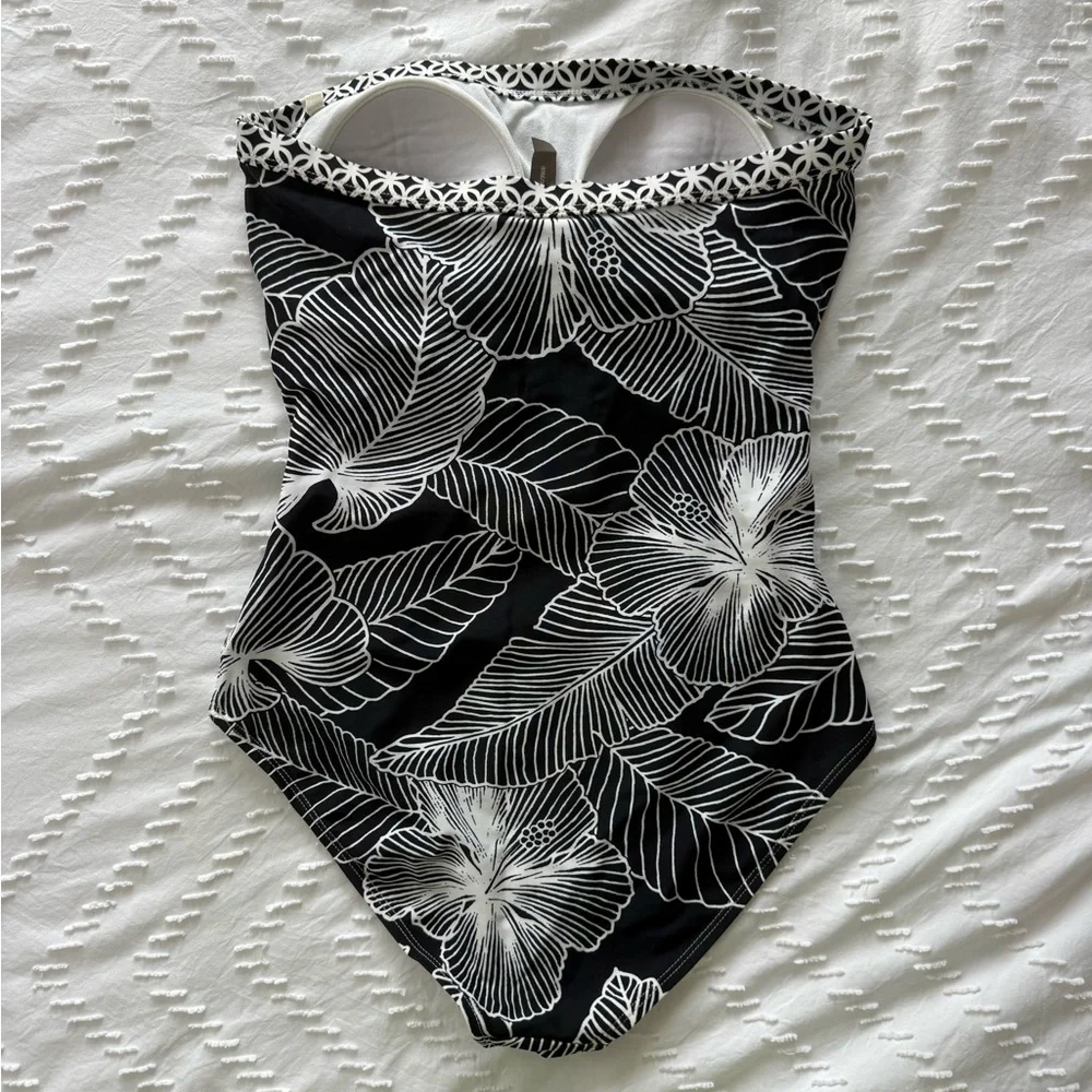 Tommy Bahama Leaf Print Swimsuit